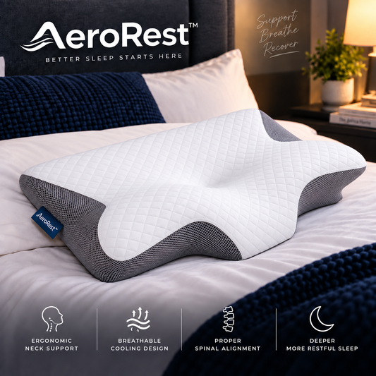 AeroRest™ - Butterfly Memory Foam Cervical Pillow