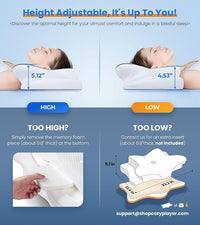 AeroRest™ - Adjustable Memory Foam Cervical Pillow