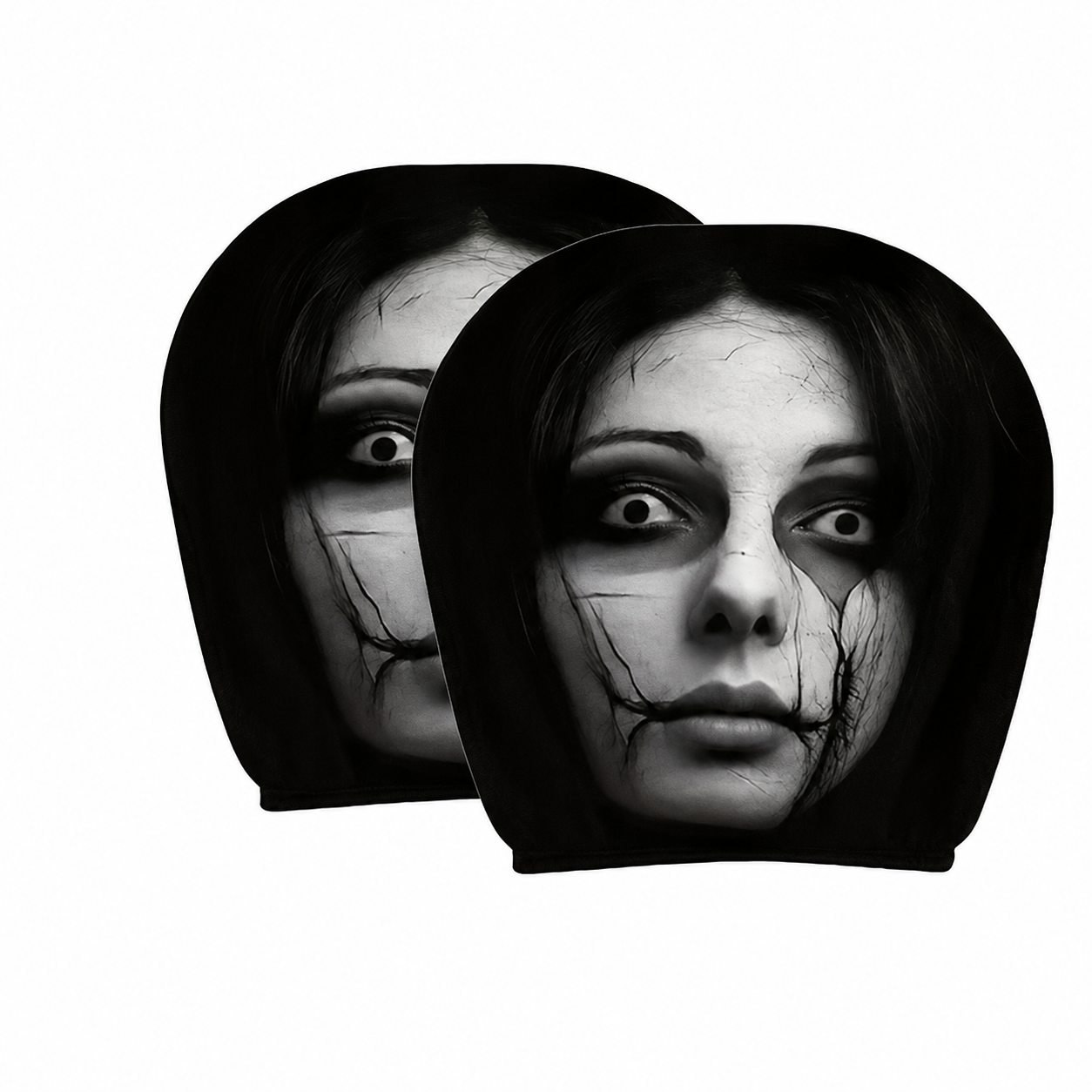 WickedWitches™ - Ghost Face Headrest Covers