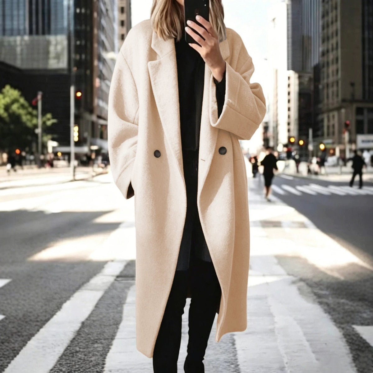 Velixir™ - Long Wool Trench Coat