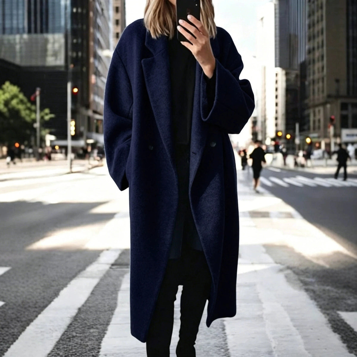 Velixir™ - Long Wool Trench Coat