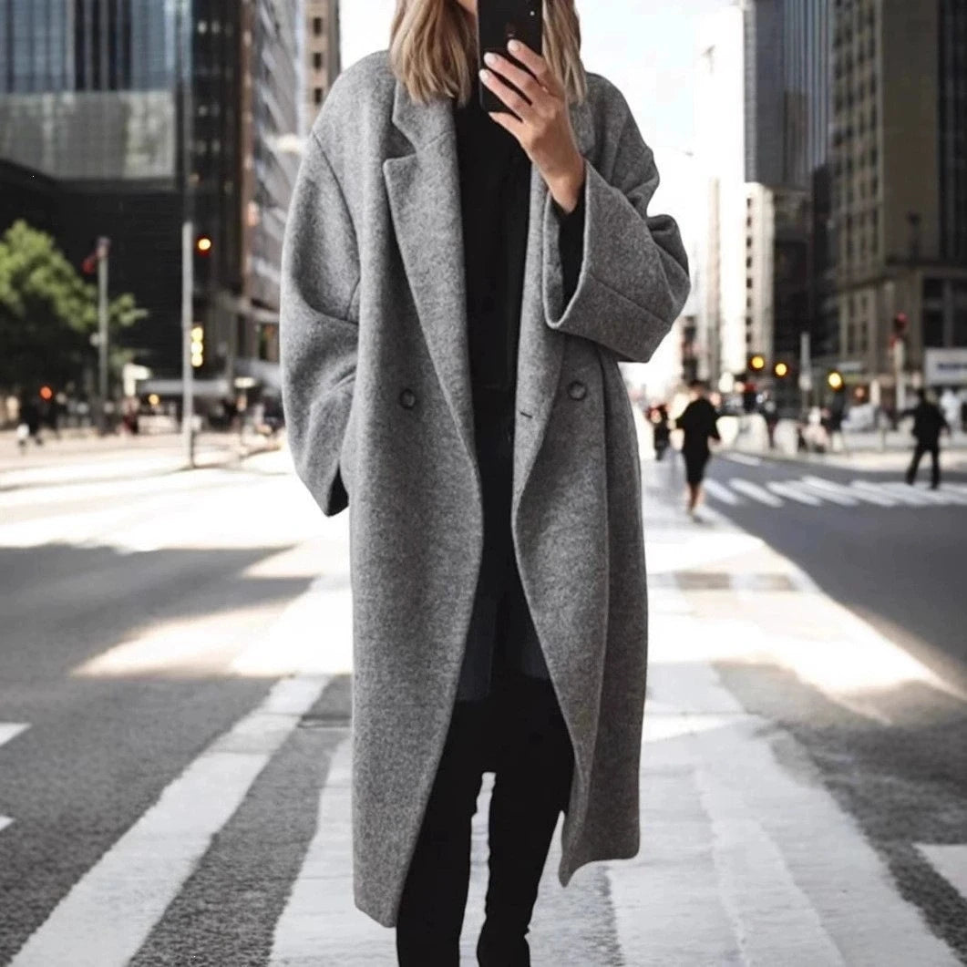 Velixir™ - Long Wool Trench Coat