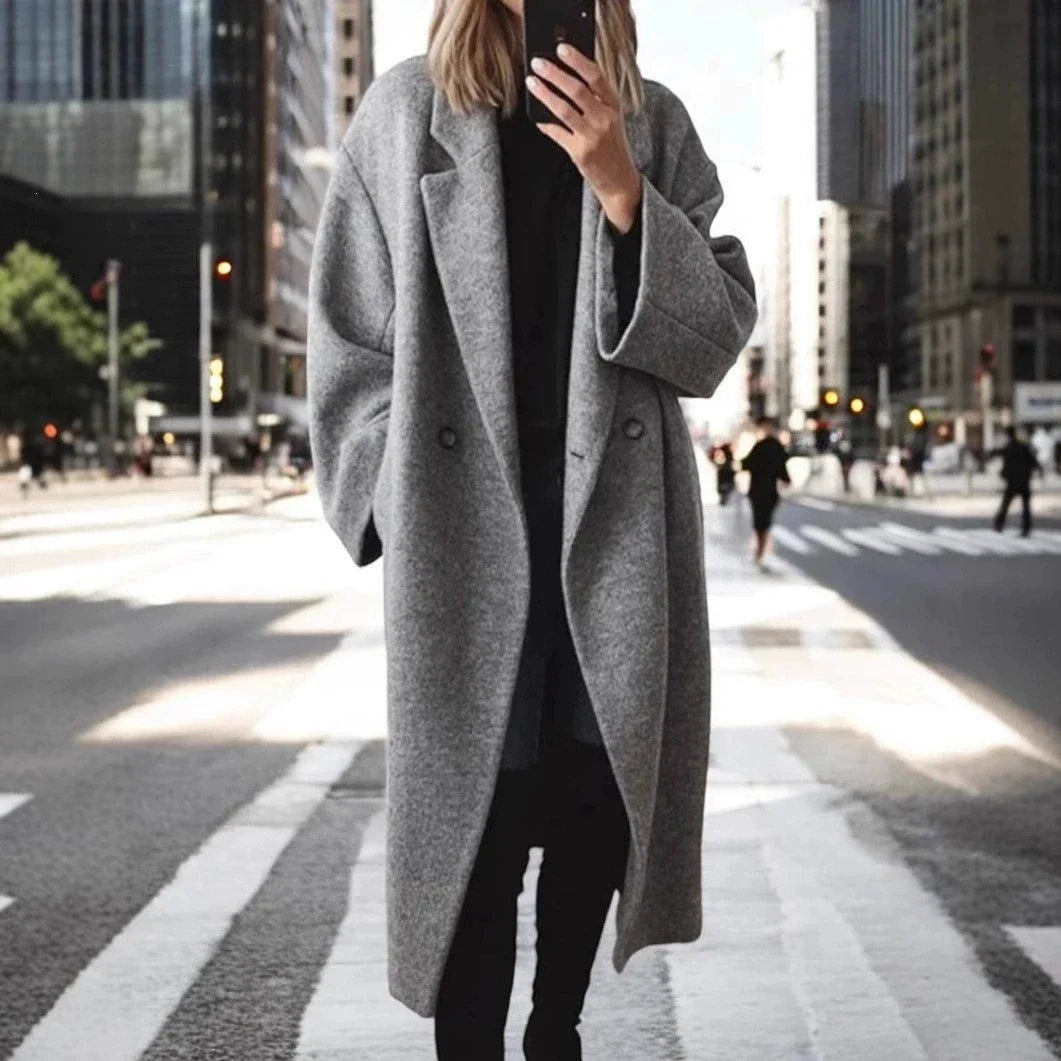 Velixir™ - Long Wool Trench Coat