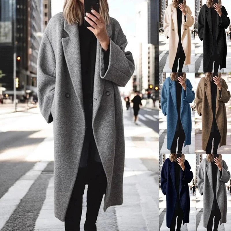 Velixir™ - Long Wool Trench Coat